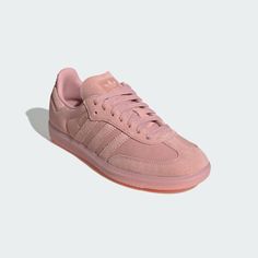 adidas Samba OG Shoes - Pink | Free Shipping with adiClub | adidas US Mauve Outfit, Adidas Samba Outfits, Samba Outfits, Samba Og Shoes, Adidas Samba Outfit, Samba Outfit, Adidas Sambas, Womens Adidas, Adidas Samba Og