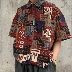 Funky Fashion Outfits Men, 80s Nerd Outfit Men, Aesthetic Shirts Men, Men’s Hippie Fashion, Guys Streetwear Outfits, Vaporwave Outfit, Vintage Outfits For Men, Mens Vintage Fashion, Artist Cartoon