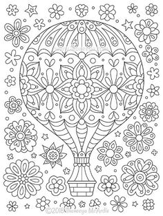 Think Happy Coloring Book by Thaneeya McArdle — Thaneeya.com Thaneeya Mcardle, Coloring Mandalas, Detailed Coloring Pages, Free Adult Coloring Pages, Printable Adult Coloring Pages, Colouring Printables, Adult Coloring Book Pages, Coloring Pages To Print