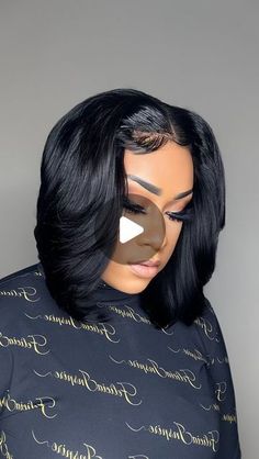 Felicia Inspire on Instagram: "Watch Me Slay 💪 Middle Part Lace Closure Bob #feliciainspire #feliciainspire✨ #atlantahairstylist #atlantahair" Bob Hairstyles With Weave For Black Women, Bob Hairstyles Wigs For Black Women, Middle Part Stacked Bob, Feather Bob Hairstyles, Middle Part Layered Bob Black Women, Bust Down Middle Part Bob, Bob With Middle Part On Black Women, Black Quick Weave Bob Hairstyles, Quickweave Bob With Closure Middle Part