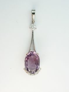 Oval amethyst and round brilliant cut diamond wishbone split wire pendulum style pendant paired with Oval amethyst and round brilliant cut diamond wishbone split wire pendulum style drop earrings. Earring Sets, Pendant Earring, Love Wedding, Pendant Earrings, Brilliant Cut Diamond, Round Brilliant Cut, Round Brilliant, Earring Set