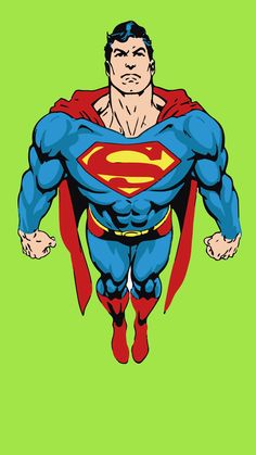 a man in a superman suit with his hands on his hips