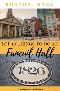 the top things to do at farewell hall in boston, massachusetts with text overlay