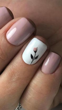 Nagel Tips, Simple Gel Nails, Cute Gel Nails, Short Acrylic Nails Designs, Dipped Nails, Classy Nails, Elegant Nails, Fancy Nails, Chic Nails