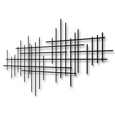 an abstract black and white photo with lines in the shape of rectangles on a white background