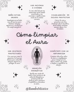 #comolimpiarelaura #elaura #limpiarelaura #sanarelaura #purificarelaura Goddess Magick, Bruji Tips, Magic Crafts, Yoga Mantras, Spirit Soul, Magic Spells, Spirituality Energy, Book Of Shadows, Energy Healing