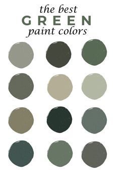 the best green paint colors to use in your home or office, and they're all