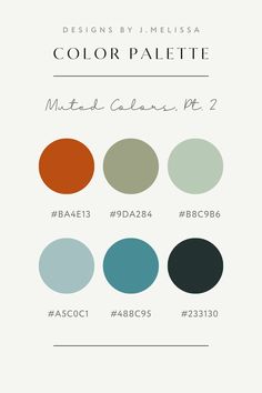 the color palette is shown with different colors