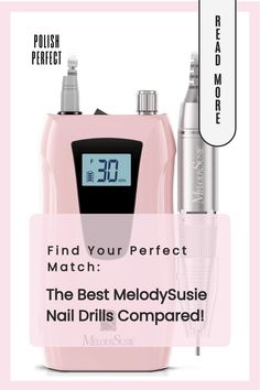 Discover your ideal nail drill by exploring the top-notch selection of MelodySusie nail drills. Whether you're a seasoned professional or a passionate DIY enthusiast, we have the perfect match waiting for you. Compare various models to find the one that suits your needs best and take your nail care routine to the next level effortlessly! Nail Dust Collector, Nail Drills, Nail Art Salon, Nail Care Routine, Salon Business, Nail Drill, Good Buddy, Professional Nails