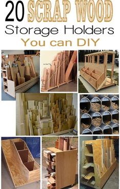 Streamline your life with these projects Diy Scrap Wood Storage, Scrap Wood Storage Ideas, Wood Storage Ideas, Scrap Wood Storage, Diy Scrap Wood, Hantverk Diy, Lumber Storage, Wood Scraps