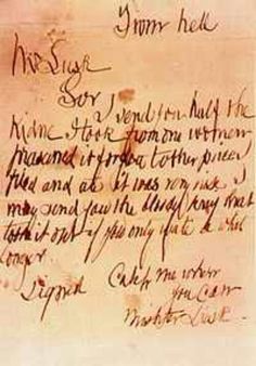 an old letter with writing on it