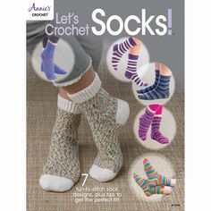 an advertisement for socks with different colors and designs