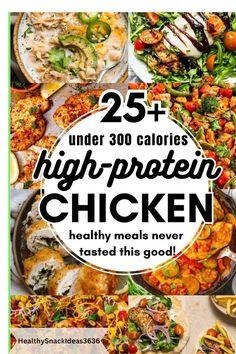 A plate of high-protein, low-calorie chicken with roasted vegetables, garnished with fresh herbs and lemon slices. 🍗 Under 300 Calorie Meals, Meals Under 300 Calories, Low Calorie Chicken Recipes, Recipes Under 300 Calories, Copycat Food, 300 Calorie Meals, Low Calorie Chicken