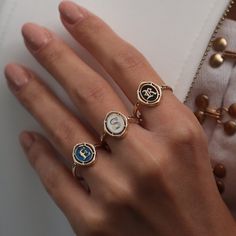 Rose Gold Enamel Ring, Fine Jewelry Black Enamel Ring, Fine Jewelry Black Enamel Round Ring, Oval Gold Enamel Ring In 14k Gold, Gift Rings With Black Enamel, Elegant Enamel Jewelry With Bezel Setting, Fine Jewelry Enamel Ring Hallmarked, White Enamel Gemstone Ring, Anniversary Yellow Gold Enamel Jewelry