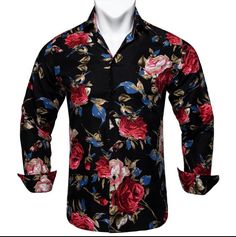 This is the perfect shirt for any man who wants to look stylish and sophisticated. The paisley print is elegant and timeless, and the shirt fits comfortably and looks great on anyone. Whether you're dressing up for a special event or just want to feel your best, this is the shirt for you. Handmade 100% Silk Paisley Dry Clean Only - 30-DAY MONEY-BACK GUARANTEE - Try it! If you don't love it, send it back. We offer free shipping on returns and exchanges. Take your time! You've got 30 days to decid