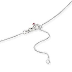 Roberto Coin .23ct t. w. Diamond Station Necklace in 18kt White Gold. 16". Founded in Vicenza, the City of Gold in 1977, Roberto Coin jewelry celebrates the elegance of femininity, creativity and craftsmanship. This lovely necklace features a dainty 18kt white gold cable chain that dangles dazzling drops of .23 ct. t. w. round brilliant-cut diamonds. Includes a hidden Roberto Coin signature inside: a tiny gemstone as a secret gift of good wishes to every woman wearing it. Includes 2" extender. M Diamond White Cubic Zirconia Necklace With Polished Finish, Anniversary Cubic Zirconia Cable Chain Necklace, Anniversary Cubic Zirconia Necklace With Cable Chain, Anniversary Necklace With Cubic Zirconia Cable Chain, White Gold Cubic Zirconia Briolette Jewelry, Yellow Gold Cubic Zirconia Necklace With Cable Chain, Luxury White Gold Necklace With Cable Chain, Diamond White Fine Jewelry Necklace With Polished Finish, Diamond White Round Cut Necklace With Polished Finish