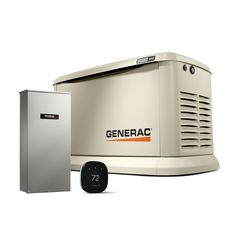 an image of generator and heater on white background