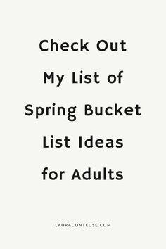 Embrace the season with exciting spring themed activities. Incorporate valuable personal growth tips into your adventures. Dive into engaging springtime activities. Create a memorable bucket list for spring. Discover unique stuff to do in spring. Plan a thrilling spring break bucket list. Explore various spring things to do. Check out my list of spring bucket list ideas for adults & spring bucket list for adults. Don’t forget to include some fun May bucket list activities to boost your mood!