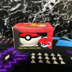 Pokémon Poke Ball ceramic mug in red and black unopened #PokemonCollectibles Poke Ball, Ceramic Mug, Dinnerware, Pokemon, Mug, Collectibles, Ceramics, Red, Black