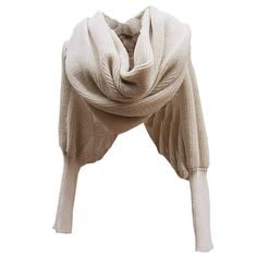 PRICES MAY VARY. Material: High quality ,durable soft knitting wool & acrylic. Size:240x50CM / 94.4x19.68inch;With a little elastic.fit most people,unisex. Unique knitted scarf cape shawl with long sleeves, to well keep your neck and arms warm in winter. Wear it with difference style,Winter Warm Shawl Scarves Style: Off Shoulder Crop Knit Sweater Wearing the unique knitted scarf cape in some occasions, you will immediately become the focus and catch some peoples eyes Long sleeved Open Front scar Staightleg Jeans, Scarf With Sleeves, Winter Knit Scarf, Wool Knit Scarf, Sweater Scarf, Fashion Scarves, Large Scarf, Autumn Clothes, Wrap Shawl