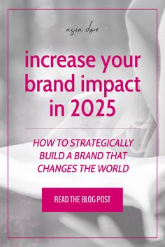 a person holding a plate with the words increase your brand impact in 205