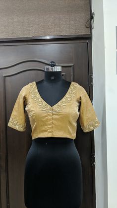 This is a handmade ethnic blockprint Nehru jacket for men!! Perfect for festive and formal occasions ! You will just love it The fabric is painted with blocks which is a traditional art from Rajasthan India  Standard Indian size Dryclean only Semi-stitched Tissue Silk Blouse For Navratri, Designer Elegant Embroidered Top For Diwali, Silk Embroidered Top For Festive Reception, Festive Silk Embroidered Top For Reception, Gold Cotton Silk Traditional Wear With Resham Embroidery, Bollywood Style Tissue Silk Blouse With Gota Work, Bollywood Style Blouse With Gota Work On Tissue Silk, Bollywood Tissue Silk Blouse With Gota Work, Chanderi Blouse For Diwali Reception