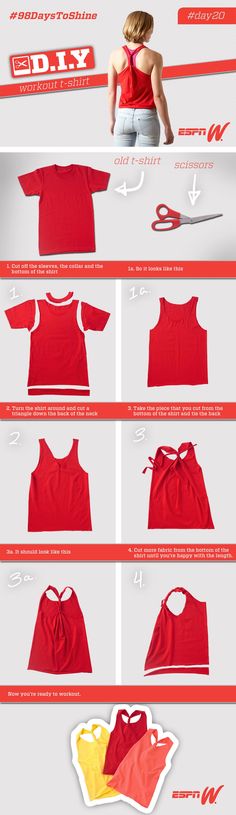 the instructions for how to make a t - shirt