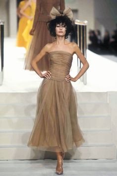 Vintage Chanel Gown, Chanel Gown, Chanel Spring Summer, Classic Chanel, Oscar Dresses, Chanel Spring, Gala Dresses