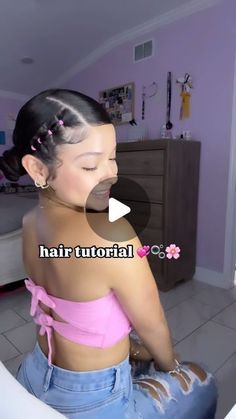 Headbands That WOW: Creative Braided Styles for Every Occasion 4b Ponytail Hairstyles, Flip Twist Ponytail, Normal Curly Hair Styles, Cute Makeup And Hairstyles, Rubberband Bun Hairstyle, Hairstyles For Curly Hair Natural Braids, Simple Hairstyles For Short Hair Braids, Hairstyles Ideas Half Up Half Down, Side Part With Rubber Bands