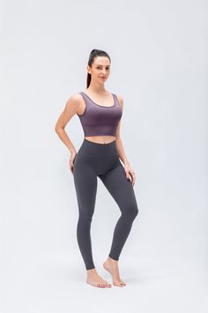 77% Nylon. 23% Spandex Cropped Tank Top-Front and Back Wearable Skin-friendly. high elastic stretch Breathable and sweat-wicking Soft. comfortable Built-in Bra with Removable Pads For: Tennis. Skating. Golf. Dance. Lounging. Yoga & Studio. etc. Lantern Sleeve Sweater, Sports Tops, Black Brick, Strapless Bandeau, Beautiful Figure, Yoga Set, Long Sleeve Sweater Dress, Ribbed Knit Sweater, Knit Sweater Dress