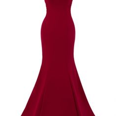 Dark Red Straps Long Formal Dresses.. Formal Dresses Red, Red Formal Dresses, Red Mermaid, Long Formal Dresses, Dresses Red, Mermaid Party, Red Formal Dress, Dark Red, Party Dresses