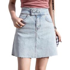 Level up your city trend with the 2023 Summer Collection's mini denim skirt! This high-waisted skirt expertly combines the modern with the vintage with its unique zipper and buttons closure. From coffee dates to outdoor events. make a statement and stand out in any crowd.Why You'll Fall In Love: Vintage Style: Reimagine the glory of the past with this denim skirt. which effortlessly combines vintage style with modern flair. Unique Closure: A harmonious blend of a zipper and buttons closure ensur Couture Streetwear, Denim Skort, Mini Denim Skirt, Skirt With Buttons, Blue White And Black, Streetwear Style, Outdoor Events, City Style, Style Statement