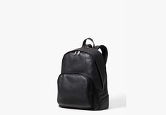 Jack Spade Pebbled Leather Backpack | Kate Spade New York Modern Backpack With Leather Trim For On-the-go, Kate Spade Leather Backpack For On-the-go, Functional Soft Leather Standard Backpack, Modern Leather Backpack With Leather Trim For Business, Modern Business Leather Backpack With Leather Trim, Functional Soft Leather Backpack, Leather Business Backpack With Leather Trim, Leather Commuting Bag, Business Leather Backpack With Leather Trim