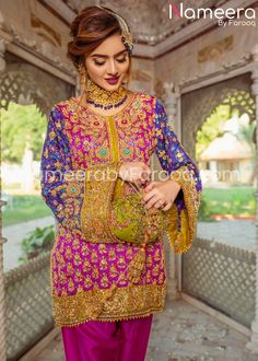 Buy Pakistani Designer Wear Mehndi Shalwar Kameez a Magnificent dress emblazoned with beautiful embroidery, dabka, and sequins. This dress is unique Bollywood Style Dabka Dola Silk Choli, Designer Jamawar Lehenga With Dabka Work, Unstitched Lehenga With Intricate Embroidery In Shantoon, Haris Shakeel Dresses, Festive Jamawar Lehenga With Dabka Work, Festive Shantoon Lehenga With Dabka Detailing, Festive Shantoon Lehenga With Dabka, Unstitched Brocade Lehenga With Dabka Work, Designer Dabka Jamawar Lehenga