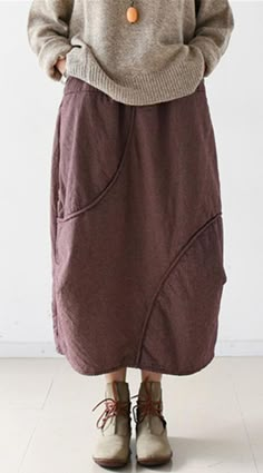 Linen Organic color Loose Style linen Spring summer Women Skirts.loose style,soft and breathy organic 100% linen fabric,this women skirts also could be custom made any size Winter Skirt Casual, Womens Winter Skirt, Trendy Relaxed Fit Skirt, Casual Skirt With Side Pockets, Canvas Skirt Pattern, Day Skirts, Cotton Skirts, Cozy Dress, Wool Coat Women