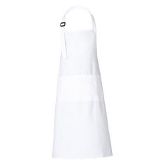 a white apron on a white background