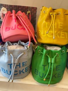 Super soft vegan leather bag. Vibrant colors and quality materials. Woodfield Mall, Vegan Leather Bag, Garden Tote, Green Bag, Blue Bags, White Bag, Pink Bag, Laundry Bag, Blue Yellow