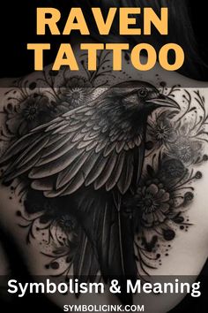 Raven Tattoo Meaning And Symbolism Thought And Memory Ravens Tattoo, Raven Or Crow Tattoo, Feminine Raven Tattoo Beautiful, Raven Rib Tattoo, Raven And Flowers Tattoo, Raven Tattoo On Back, Raven Sleeve Tattoos For Women, Delicate Raven Tattoo, Raven Back Tattoo Women