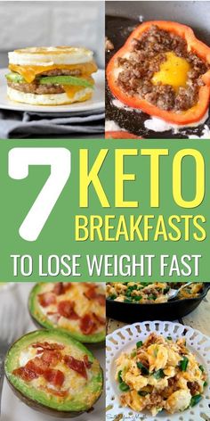 These keto breakfast recipes are easy to make to kickstart the day with plenty of energy while allowing you to burn fat and lose weight. #TheKetogenicDiet Keto Bowls, Recipes Eggs, Casserole Keto, Cucumber Diet, Breakfast Keto