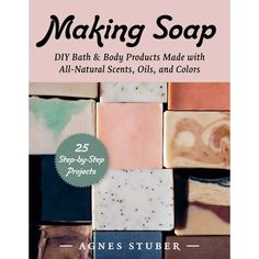 Welcome to the world of homemade soap! It is perfectly possible to make soap at home--from simple everyday soaps to fragrant masterpieces. Making Soap describes what cold-stirred craft soap is, why it works, what you need, and how to make it. Read about fatty acids, essential oils, natural dyes, and other materials that give soap its characteristics. Recipes include: Scrubbing poppy soap Facial soap with activated charcoal Skin-softening bath bomb Rosy clay soap And so much more! Learn how to ma Make Your Own Soap, How To Make Soap, Make Soap, Clay Soap, Facial Soap, Making Soap, Scented Oils, Homemade Soap, Natural Scents