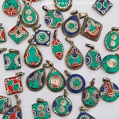 Add a touch of bohemian charm to your jewelry collection with our handmade ethnic Nepalese pendant. Each pendant is a unique blend of turquoise, coral, and lapis lazuli gemstones, crafted by skilled artisans to reflect the rich cultural heritage of Nepal. The mix of sizes and shapes adds an eclectic and vibrant touch, making each piece truly one-of-a-kind. Perfect for those who appreciate handcrafted jewelry, this pendant can effortlessly elevate any outfit. Whether you're looking for a statemen Traditional Handmade Round Pendant Jewelry, Traditional Handmade Jewelry With Round Pendant, Traditional Green Turquoise Handmade Necklace, Handmade Pendant Jewelry For Festivals, Traditional Multicolor Turquoise Necklace For Jewelry Making, Traditional Gemstone Beads For Jewelry Making, Traditional Gemstone Beaded Round Pendant, Traditional Round Pendant Jewelry With Gemstone Beads, Handmade Round Pendant Jewelry For Festivals