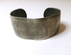 VINTAGE LEONARD GENUNIE PEWTER CUFF BRACELET Cuff Bracelet, Vintage Jewelry, Cuff