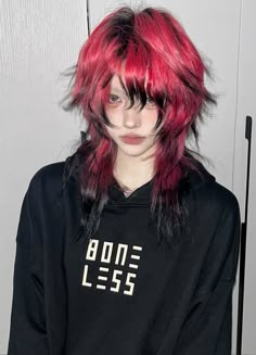 Red Hair With White Tips, Main Character Hairstyle, Short Hair Reference, Vkei Hair, World Hair, Bella Hair, Haircut Inspo, Men Hair Color