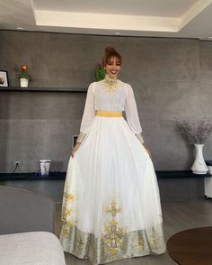 Classy Habesha Dress Handwoven Habesha Kemis Beautiful Habesha Libs Eritrean Dress ሀበሻ ቀሚስ ሀበሻ ልብስ