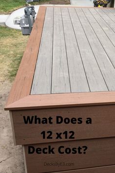 what does a 12x12 deck cost?