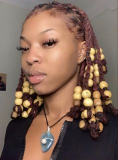 Love Hairstyles Tutorials And Ideas, Beads On Locs Styles, Cute Hairstyles For Locs, Loc Cornrow Styles, Loc Styles With Beads, Short Locs With Beads, Retwist Hairstyles, Retwist Styles For Short Locs, Beads On Locs