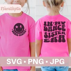 Dance Svg, Funny Sister, Printing Stickers, Sister Svg, Sisters Funny, Sister Shirt, Sister Shirts, Diy Invitations, Svg Funny