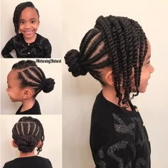 Cabello Afro Natural, Lil Girl Hairstyles, Kid Braid Styles, Hair Curl, Kid Hairstyles, Girl Hair Styles, Kid Hair