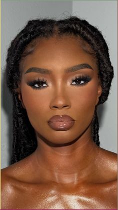 Another teaser for something coming very soon! 👀✨ Her face card tho is unmatched @_tatyanatinsley_ 😮‍💨💕 #beauty #glam #makeup #maquiagem #sanantoniomakeupartist #houstonmua #makeupartist #austinmakeupartist #dallasmua #makeupforblackwomen #lashes #explore Smoky Black Eye Makeup Black Women, Smoky Eyeshadow Black Women, Soft Glam Dark Skin, Nude Makeup Black Women, Nigerian Makeup, Flawless Makeup Tutorial, Black Woman Makeup, Black Makeup Looks, African Makeup