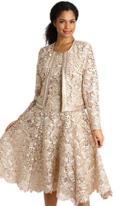 Classic Long Sleeve Dresses For Gala, Festive Formal Midi-length Dress, Festive Formal Midi Dress, Elegant Lace Dress For Fall, Elegant Festive Midi Dress For Wedding, Classic Beige Party Dress, Beige Fall Wedding Dress, Fall Wedding Beige Dress, A-line Dress With Fitted Bodice For Occasion Wear